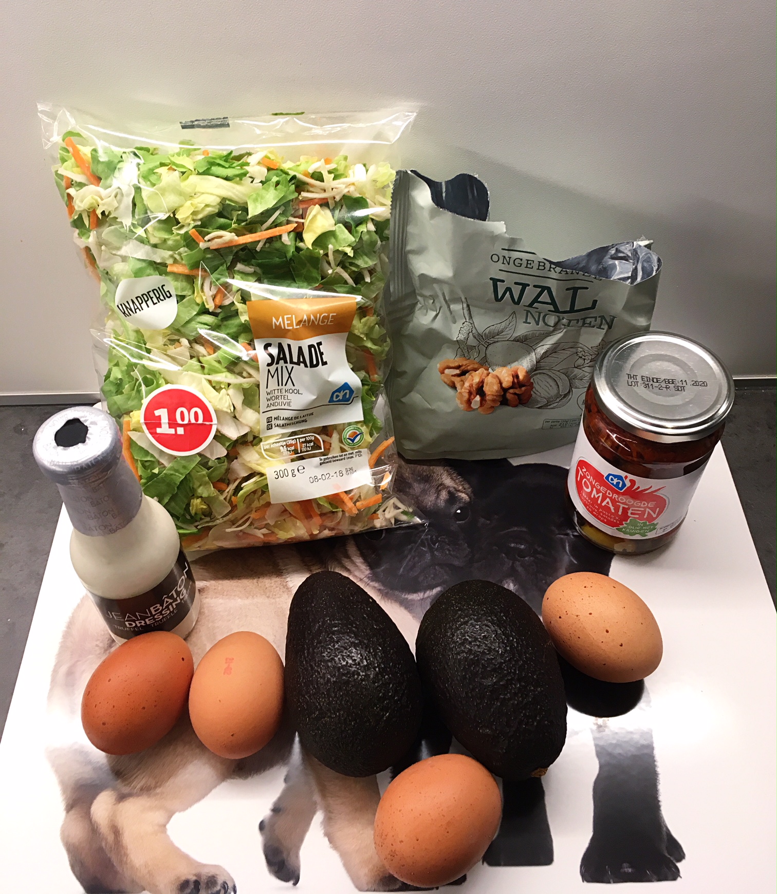 salad avocado ingredients